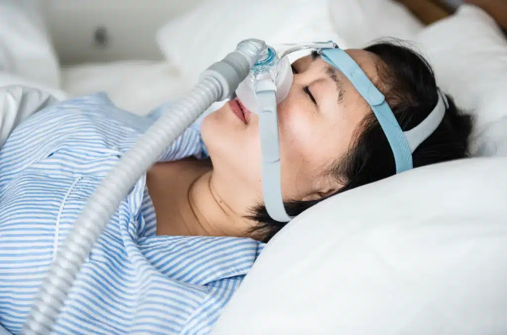 Mersin CPAP kullanan kadın